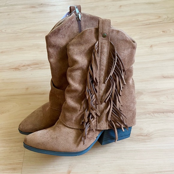 Jellypop Fringe Cowgirl Boots Women 6.5 US - Picture 2 of 8